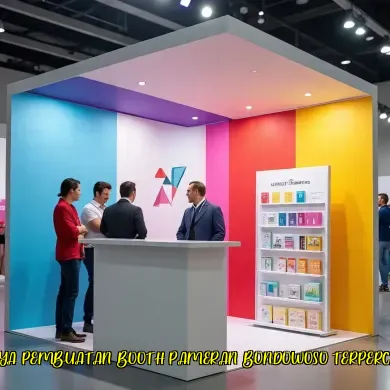 biaya pembuatan booth pameran bondowoso terpercaya